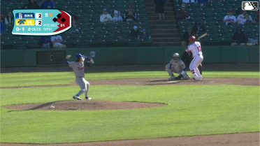 Luis Caicuto homers (1) on a fly ball to right field.