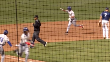 Elijah Hainline's solo home run