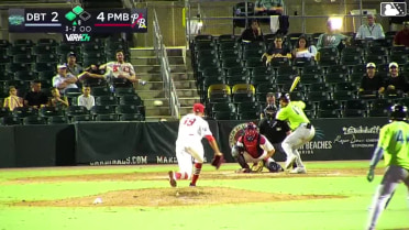 Yadiel Batista In play, run(s) to Jirvin Morillo