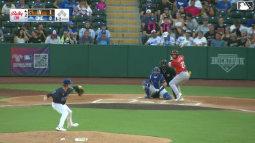 Brayan Buelvas homers (9) on a fly ball to right center field.