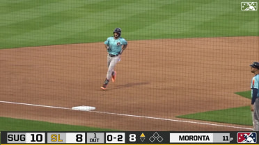 Joe Perez crushes a solo home run to right in the 8th