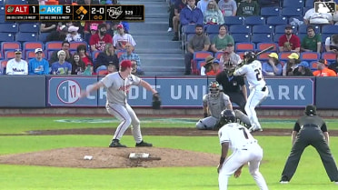 Alfonsin Rosario doubles (14) on a line drive to left fielder Titus Dumitru. Juan Benjamin scores. Jaison Chourio to 3rd.