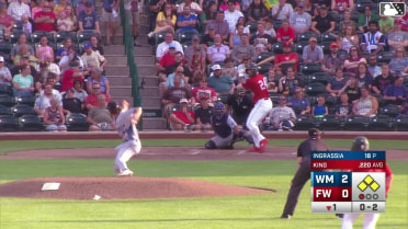 Lamar King Jr. grounds into a double play, third baseman Juan Hernandez to first baseman Ricardo Hurtado. Kerrington Cross out at 3rd. Lamar King Jr. out at 1st.