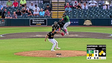 Cesar Aquino In play, run(s) to Arnaldo Lantigua
