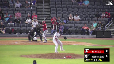 Joey Mancini fans his eighth batter of the game
