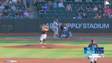 Derlin Figueroa homers (15) on a fly ball to center field.