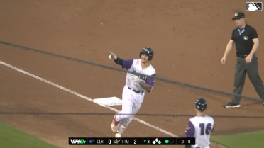 Kala'i Rosario hits a homer