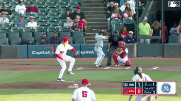 Enmanuel Valdez singles on a ground ball to right fielder Rece Hinds. Jhostynxon Garcia scores.
