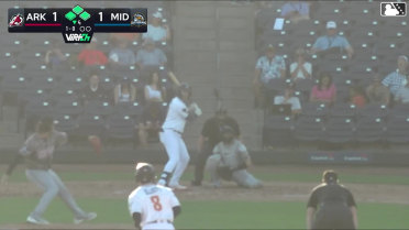Luke Mann singles on a line drive to right fielder Jared Sundstrom. Davis Diaz scores. Clark Elliott to 3rd. Euribiel Angeles to 2nd.
