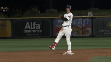 Cole Fontenelle hits for the cycle