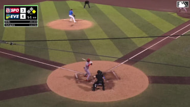 Roldy Brito doubles (8) on a line drive to left fielder Carlos Jimenez. Roynier Hernandez scores.
