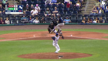 Manuel Palencia singles on a line drive to right fielder Braylen Wimmer. Roderick Arias scores. Josh Moylan to 2nd.