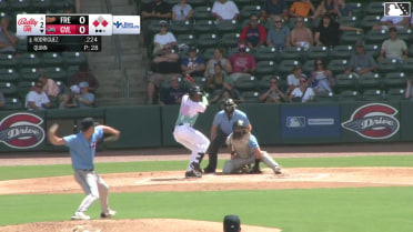 Yophery Rodriguez homers (13) on a fly ball to right center field. Gerardo Rodriguez scores. Ronny Hernandez scores.