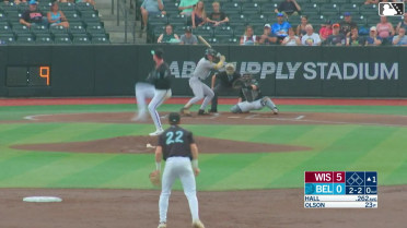 Tayden Hall homers (12) on a fly ball to right field.