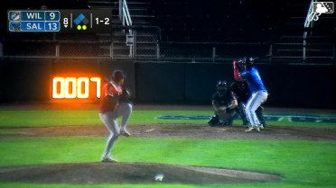 D'Angelo Ortiz singles on a line drive to center fielder Kyle Jones. Louis Andujar scores. Avinson Pinto scores.