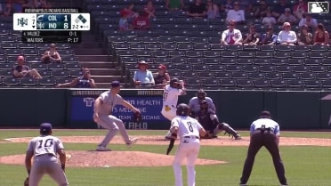 Enmanuel Valdez homers (5) on a fly ball to right field. Keiner Delgado scores. Ronny Simon scores.