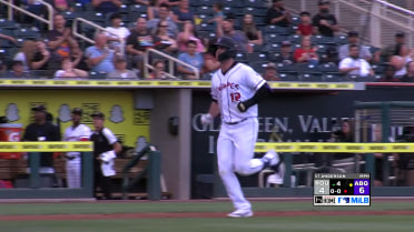 Sean Bouchard's two-home run game 