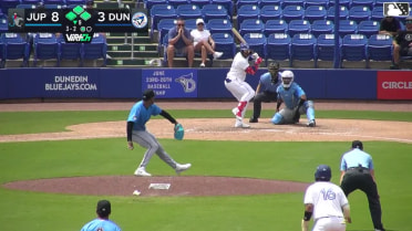 Victor Arias walks. Yorman Licourt scores. Juan Rosas to 3rd. Blaine Bullard to 2nd.
