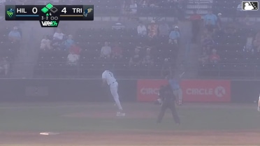 Carlos Virahonda doubles (2) on a sharp ground ball to left fielder Jorge Ruiz. José Mejía scores. JD Dix scores.