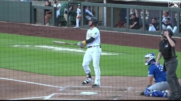 Trey Cabbage hits a solo home run for Triple-A 