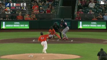 Kristian Robinson singles on a ground ball to shortstop Aeverson Arteaga, deflected by pitcher Darien Smith. Gavin Conticello scores. Trent Youngblood to 2nd.