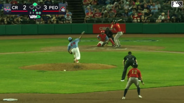 Brandon Winokur singles on a sharp line drive to center fielder Won-Bin Cho. Quinn McDaniel scores.