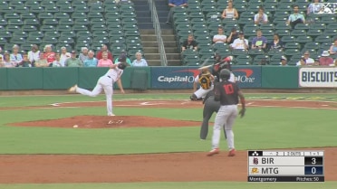 Edgar Quero hits a two-run single to left field
