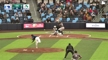 Dakota Jordan singles on a soft ground ball to right fielder Trent Youngblood. Trevor Cohen scores. Gavin Kilen to 3rd.