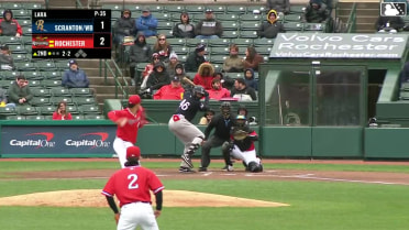 Ernesto Martinez Jr. homers (2) on a fly ball to right center field.