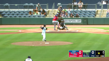 Moisés Ballesteros homers (2) on a fly ball to right center field. Brett Bateman scores.