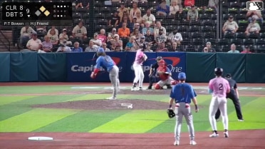 Jacob Friend singles on a line drive to left fielder Nathan Humphreys. Rafhlmil Torres scores. Drew Davies to 2nd.