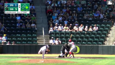 Jacob Hinderleider homers (6) on a fly ball to left center field. Alan Espinal scores.