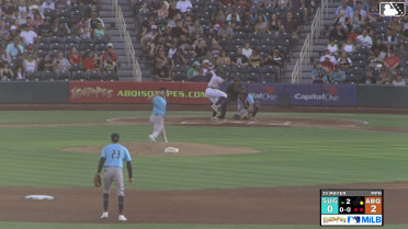 Adael Amador homers (11) on a fly ball to right field. Drew Avans scores.