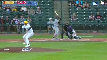 Angel Ortiz triples (2) on a sharp fly ball to right fielder Sam Kulasingam.