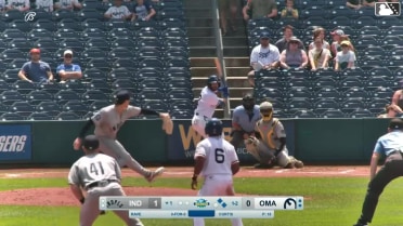 Khristian Curtis In play, run(s) to John Rave