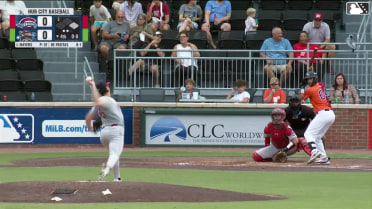 Arturo De Freitas doubles (4) on a fly ball to left fielder Maximus Martin. Carter Garate scores. Arturo De Freitas to 3rd. Arturo De Freitas advances to 3rd, on a throwing error by shortstop Jake Schaffner.