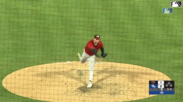 Ching-Hsien Ko homers (1) on a line drive to right field.