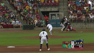 Eric Bitonti singles on a line drive to right fielder Jayson Bass. Sawyer Strosnider scores. Daniel Dickinson to 3rd.