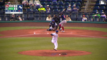 Ronald Rosario singles on a ground ball to left fielder Zach Kokoska. Will Turner scores. Johanfran Garcia to 2nd.