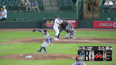 C.J. Pittaro singles on a line drive to left fielder Luke Pelzer. Dylan Fien scores. Myles Naylor to 3rd.