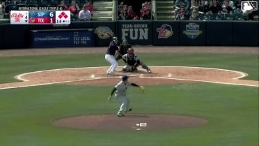 Raul Brito In play, run(s) to Cal Stevenson