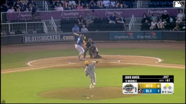 TJ Nichols In play, run(s) to David García