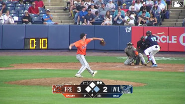 Jacob Cravey In play, run(s) to Ronny Cruz