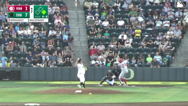 Alexis Hernandez homers (1) on a fly ball to center field. Peyton Williams scores.