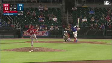 Kevin Alcántara's solo homer