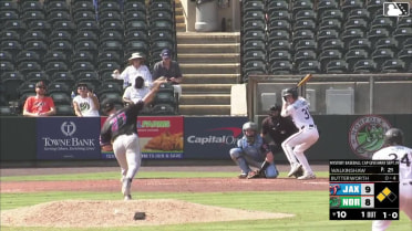 Brandon Butterworth singles on a line drive to center fielder Brendan Jones. José Barrero scores. Ryan Noda scores.