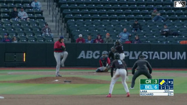 Wilfredo Lara singles on a sharp line drive to left fielder Jaime Ferrer. Drew Faurot scores. Chase Jaworsky to 3rd.