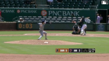 Gage Miller homers (5) on a fly ball to left field.