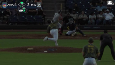 Junior Franco triples (2) on a fly ball to center fielder Carlos Pacheco. Danny Serretti scores.
