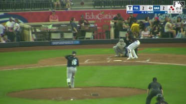 Jesus Valdez grounds into a double play, third baseman Jake Gelof to second baseman Taylor Young to first baseman Kyle Nevin. Gavin Conticello out at 2nd. Jesus Valdez out at 1st.